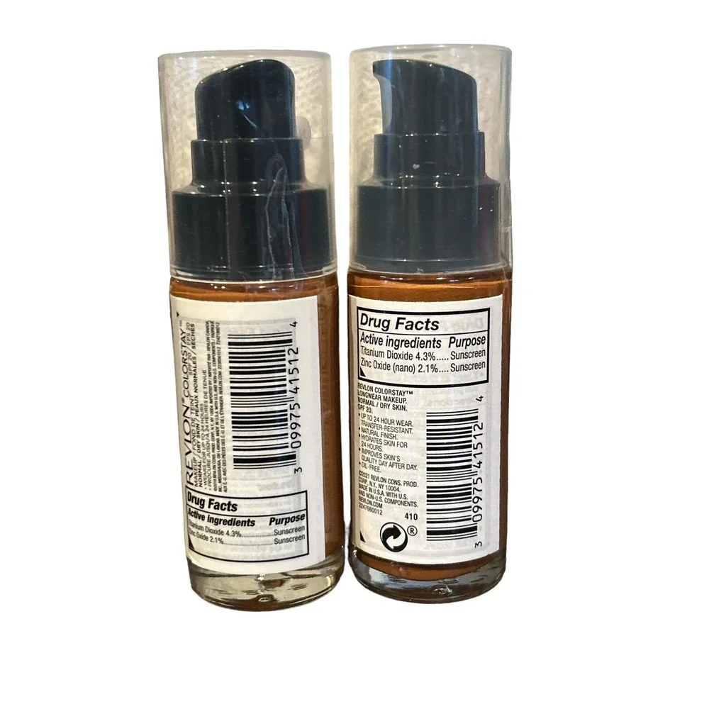 Revlon Colorstay 24HR Foundation Normal/Dry 410 CAPPUCCINO & Hyaluronic acid x2‎
